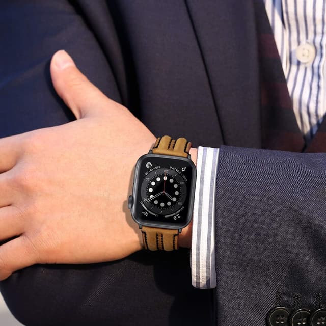 Thumbnail 6 de Tasikar Genuine Leather Apple Watch Strap 42mm