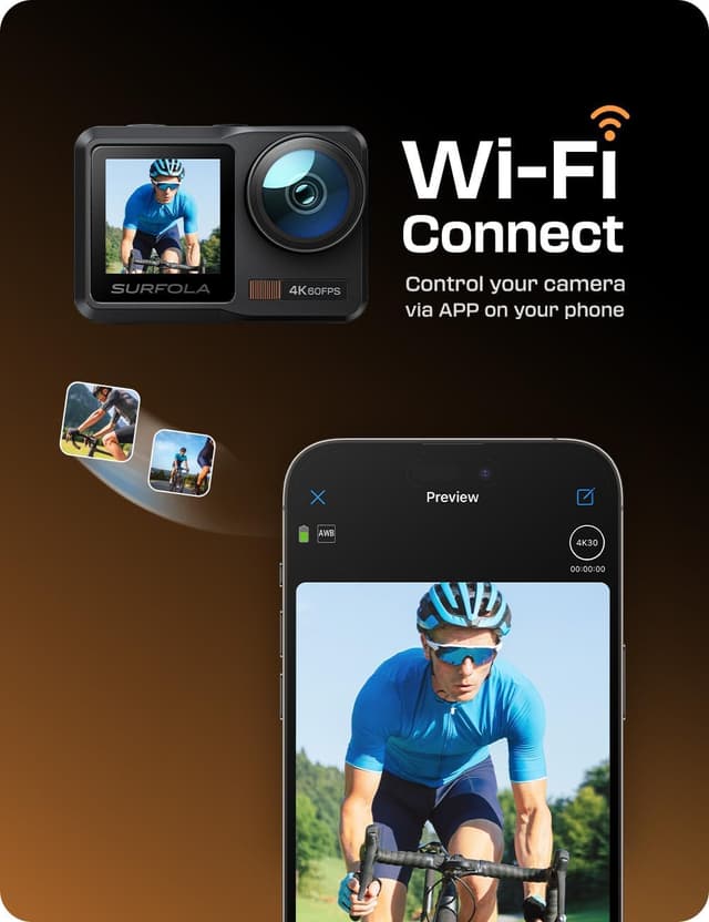 Thumbnail 5 de Surfola SF630 Cámara Deportiva 4K 60FPS