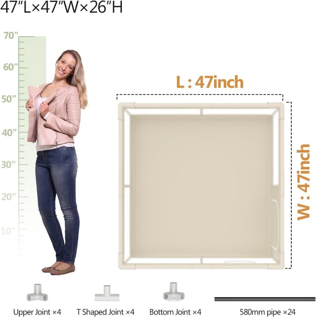 Thumbnail 1 de Fodoss box recinto morbido 120x120cm