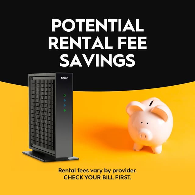 Detalle 2 de Hitron CODA56 DOCSIS 3.1 Cable Modem 2.5 Gbps