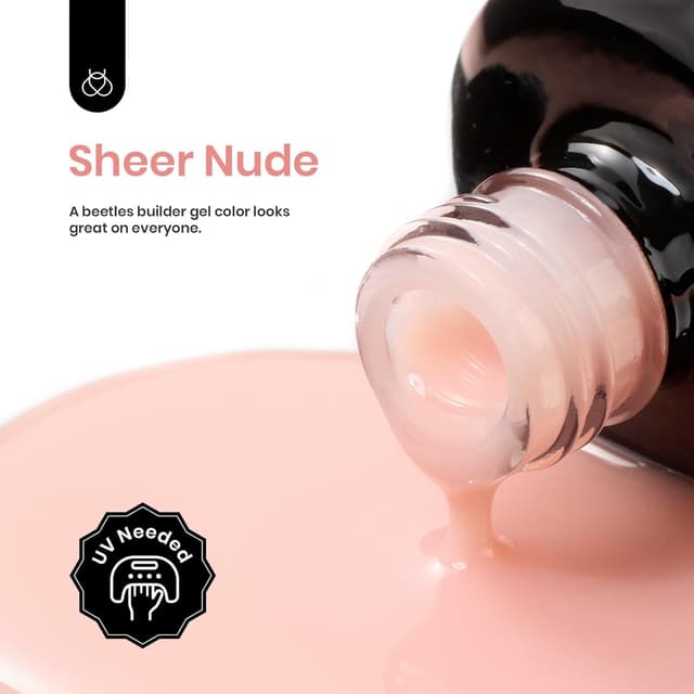 Detalle 2 de Beetles Builder Gel 15ml Jelly Nude