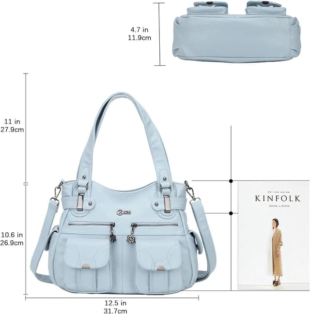 Thumbnail 3 de KL928 Handtasche Damen Umhängetasche PU Leder