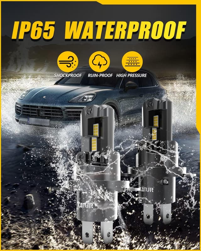 Thumbnail 6 de KATUR Lampadine H4 LED Canbus 18000LM (2 pezzi) 90W 6000K Plug & Play