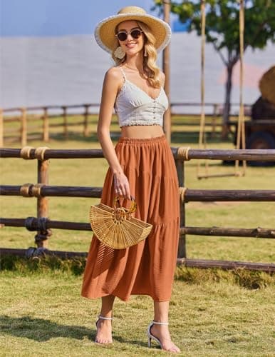 Thumbnail 3 de Zeagoo Jupe longue taille haute ⚙