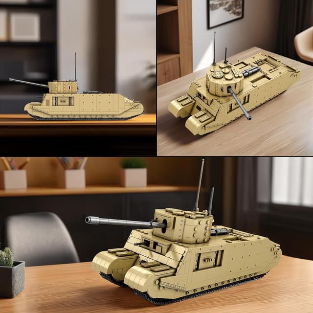 Detalle de Reobrix Set di Costruzione Carro Armato TOG2 77032 (1427 pezzi) World of Tanks