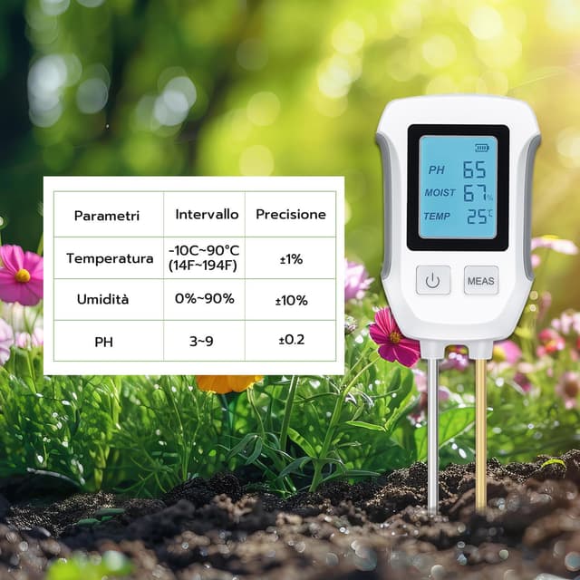 Thumbnail 2 de Wigearss 3 in 1 Misuratore pH terreno 📏