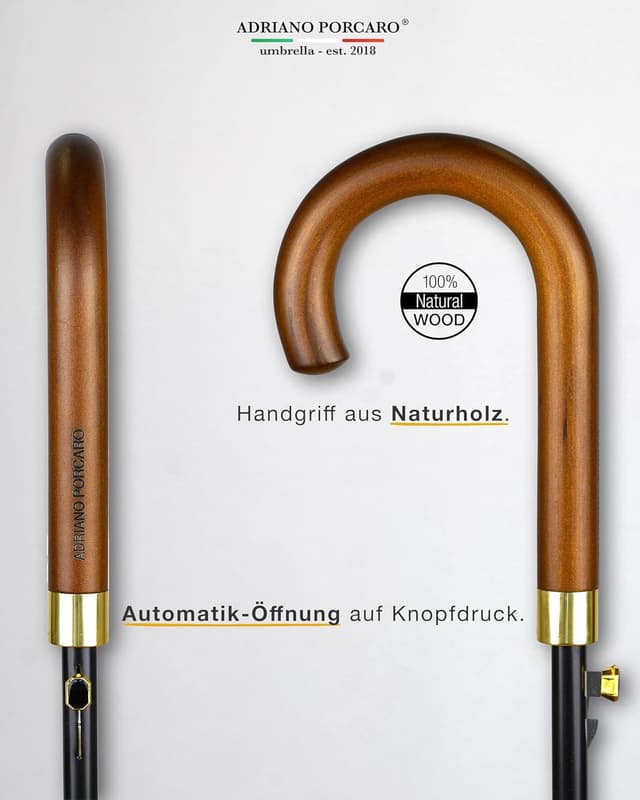 Detalle 2 de ADRIANO PORCARO Regenschirm XXL 120 cm