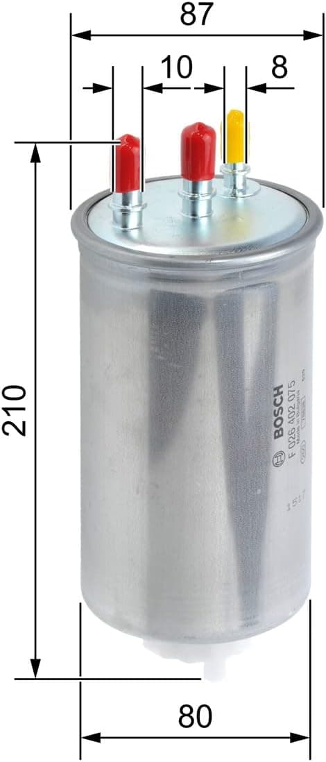 Thumbnail 1 de Bosch N2075 Filtro diésel 210 mm