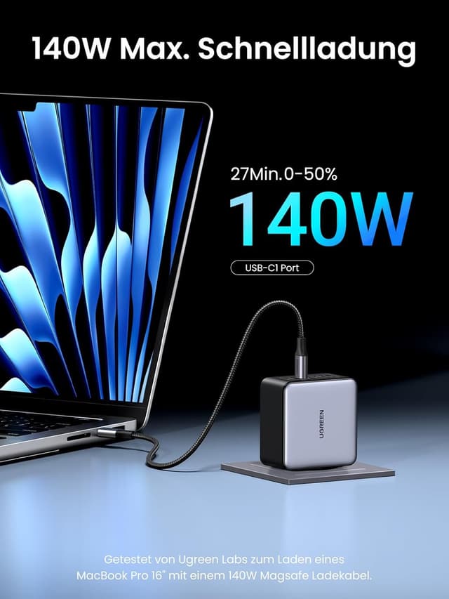 Detalle 2 de UGREEN Nexode X 160W USB-C LadegerĂ€t đ