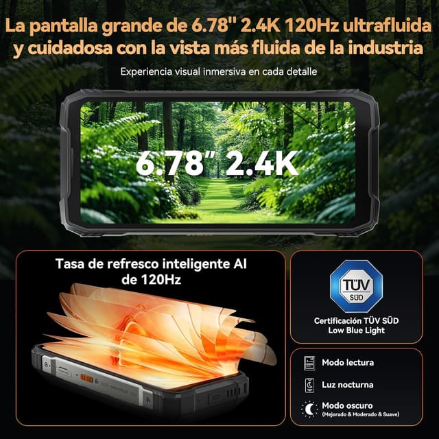 Thumbnail 4 de Blackview Xplore 1 5G Rugerizado 📱 36GB+256GB/2TB, 20000mAh, Pantalla 6.78" FHD+