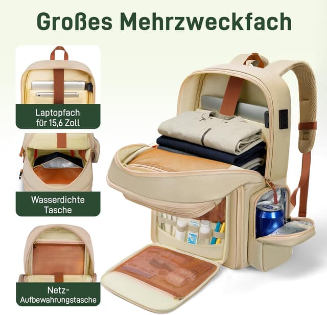 Detalle 2 de Taktischer YOREPEK Rucksack 24L-30L für Damen