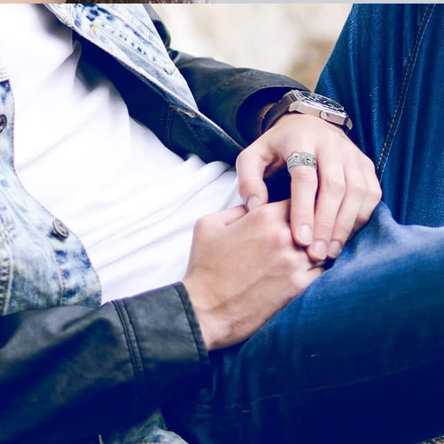 Detalle 2 de KUNSIR 925 Sterling Silber Liebesknoten Ring R1