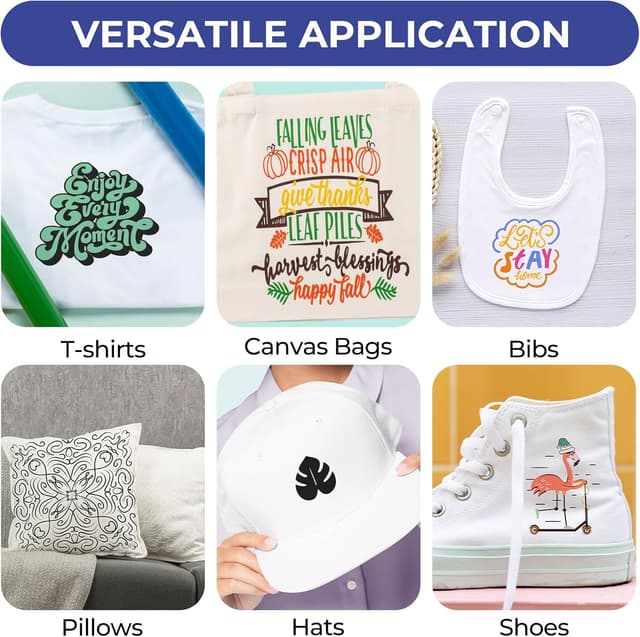 Detalle 2 de PU Heat Transfer Vinyl 12 x 10 inch pack