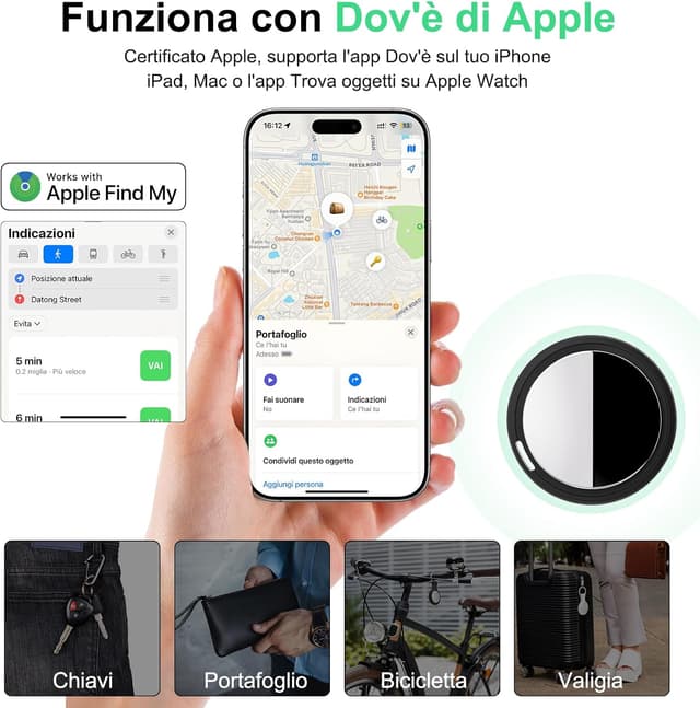 Detalle 2 de Bnlei Smart Air Tracker Tag, 4 pezzi