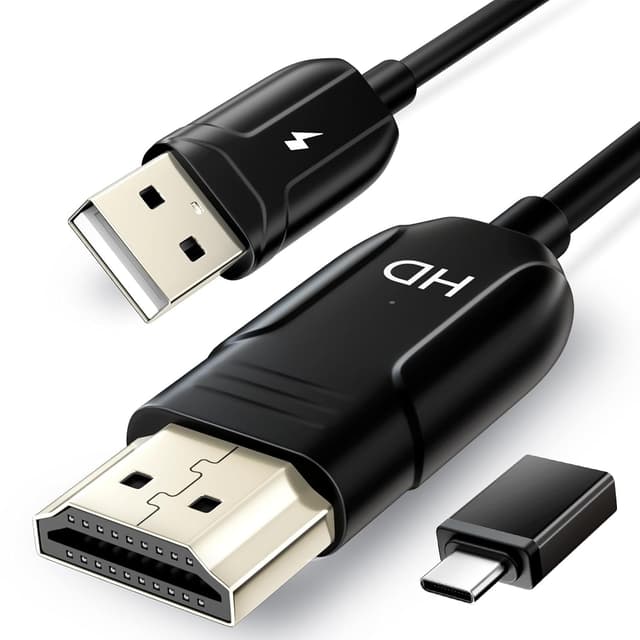 Detalle de LXJADAP Cavo HDMI wireless con AirPlay e Miracast per iPhone, iPad, Android e PC verso TV/monitor/proiettore