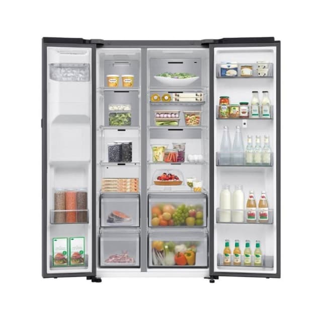 Detalle 2 de Samsung RS90F66BETEF frigorífico americano 614L