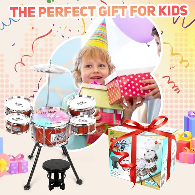 Thumbnail 6 de m zimoon Kids Drum Kit 5‑piece