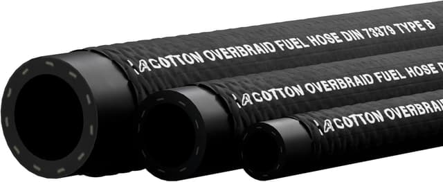Thumbnail 3 de 12mm Rubber Cotton Fuel Hose 2 Metre
