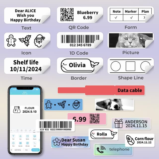 Thumbnail 5 de Phomemo D30 etichettatrice Bluetooth 1 rotolo