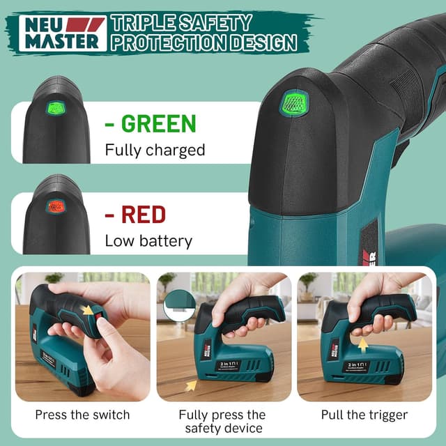 Thumbnail 2 de NEU MASTER Cordless Staple Gun 4V