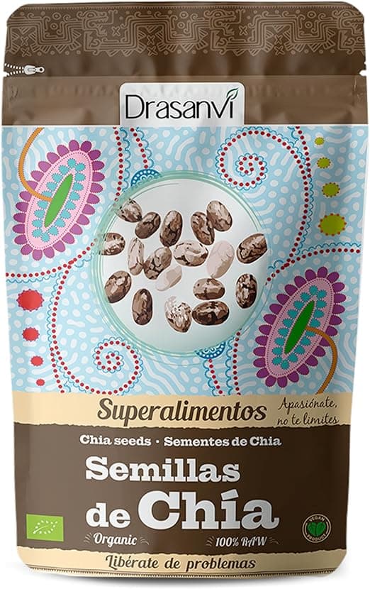 Imagen de DRASANVI Semilla de Chía Orgánica 🥄 Rica en Omega 3, 6, 9 en OfertitasTOP