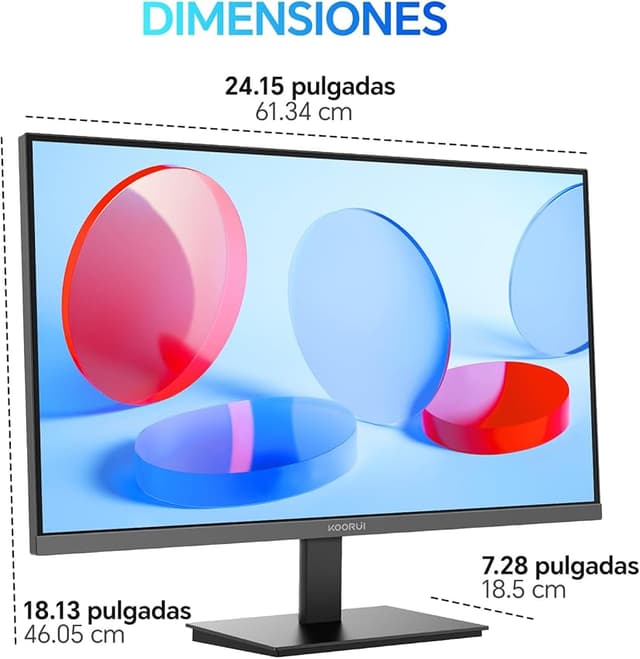 Thumbnail 4 de KOORUI E2711F 27" Full HD Monitor 💻 Ultra Fina y Ligera