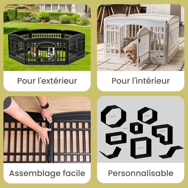 Thumbnail 1 de Iris Ohyama CI-908 parc pour chien 90cm