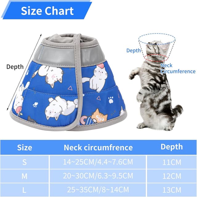Detalle 2 de Soft Recovery Collar Cone L for cats