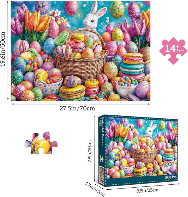 Detalle de Chalzidar Easter 1000-Piece Jigsaw Puzzle