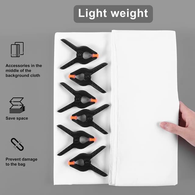 Thumbnail 4 de RTUIY White Backdrop 1.8×2.8m photography backdrop 🎥