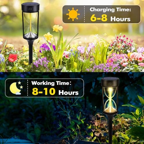 Detalle 1 de Geemoo Luces Solares LED Jardin, 4 Piezas 🌞 Impermeables