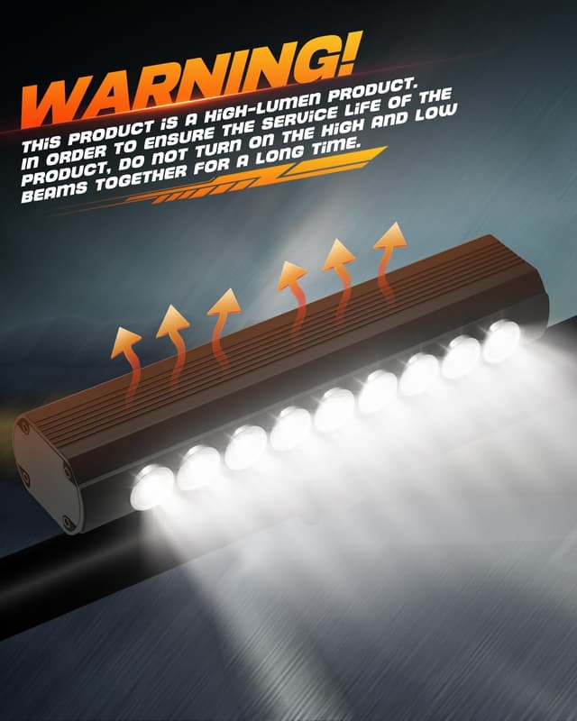 Thumbnail 3 de Bike Lights Front and Back 12000 Lumen