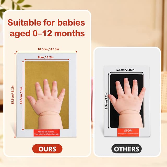 Thumbnail 1 de PewinGo Kit empreintes bébé XL 2 tampons 👶