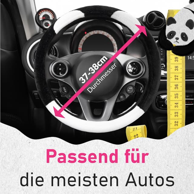 Thumbnail 4 de Upgrade4cars Lenkradbezug Plüsch 37-39 cm