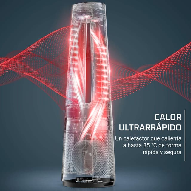 Thumbnail 2 de Rowenta QU5060 Eclipse 3 en 1: Calefactor, Ventilador y Purificador 🌬