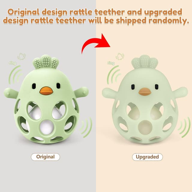 Thumbnail 4 de MCGMITT Mordedor de silicona para bebés pollito