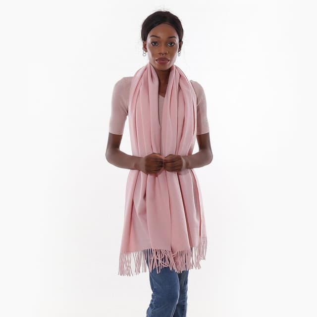 Detalle 2 de Sciarpa Pashmina da donna invernale 200×70 cm: stola elegante per cerimonia e abito da sera