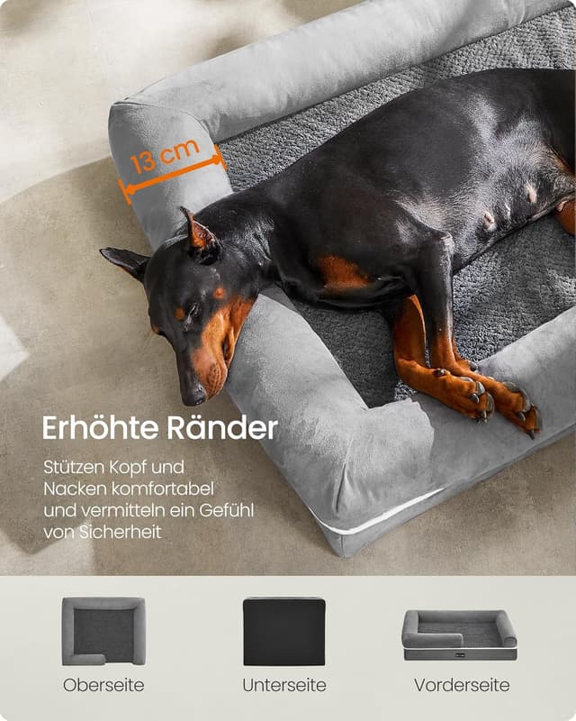 Detalle 2 de Feandrea orthopädisches Hundebett 120 x 85 cm