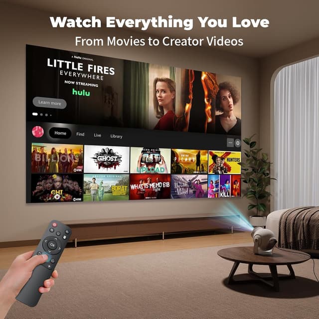 Thumbnail 6 de Mini Projector 4K FHD 1080P 480 ANSI Lumens 📽