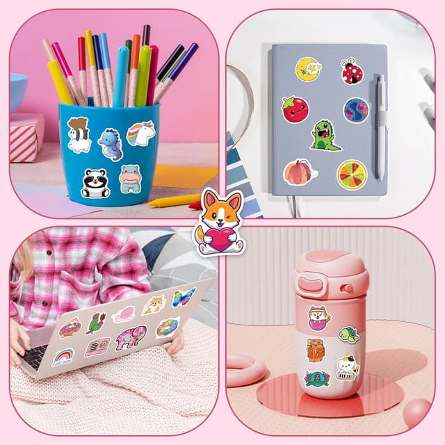 Thumbnail 2 de 200PCS Water Bottle Stickers for Kids ๐จ