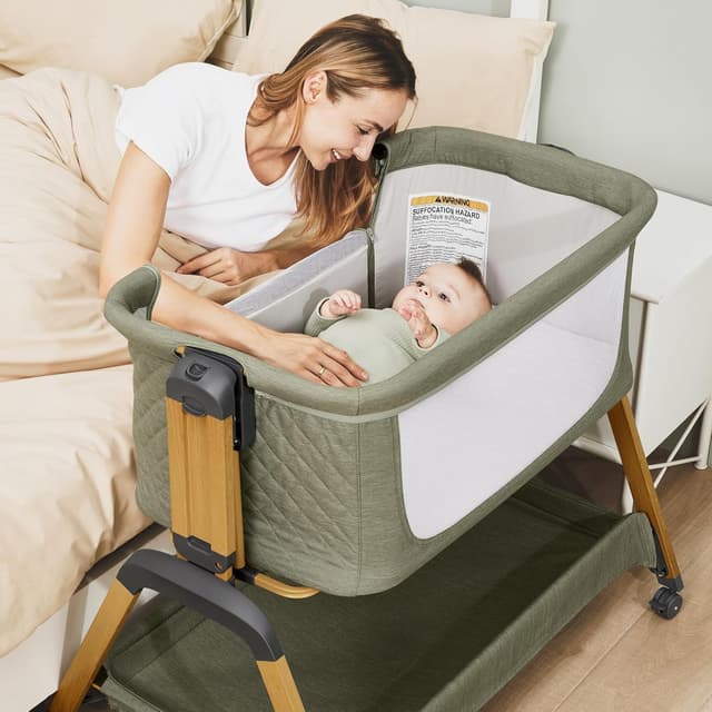 Thumbnail 1 de Jimglo 3-in-1 Baby Bassinet with Adjustable Height