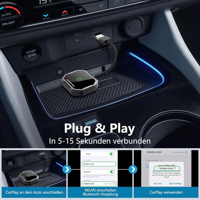 Detalle 2 de Carplay Wireless Adapter Für IOS