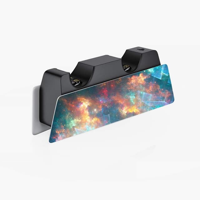 Detalle de playvital Galaxy Rift Full Set Skin Decal for PS5 Disc Edition (console, controllers & accessories)