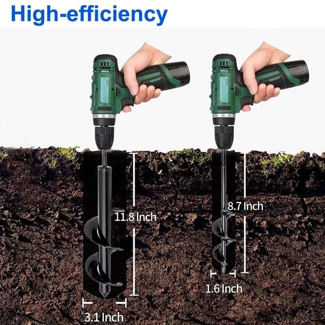 Thumbnail 4 de Berfea Garten Schneckenbohrer 8x30 cm