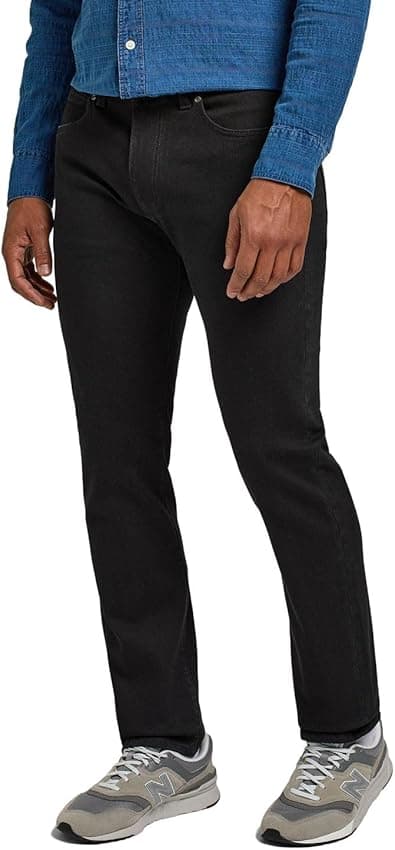 Imagen de Lee Slim Fit MVP Jeans Hombre Negro 🖤 38W/30L en OfertitasTOP
