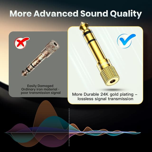 Thumbnail 5 de POSUGEAR Klinke Adapter 2 Stück