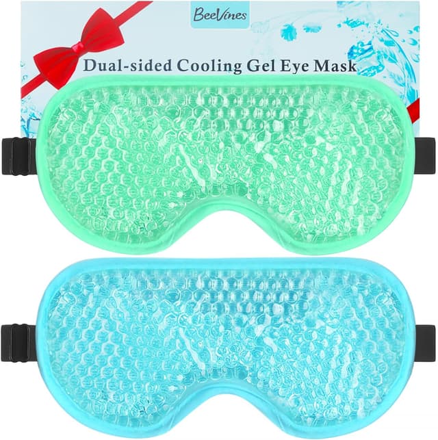 Detalle de BeeVines Eis-Augenmaske 2er-Pack 😴