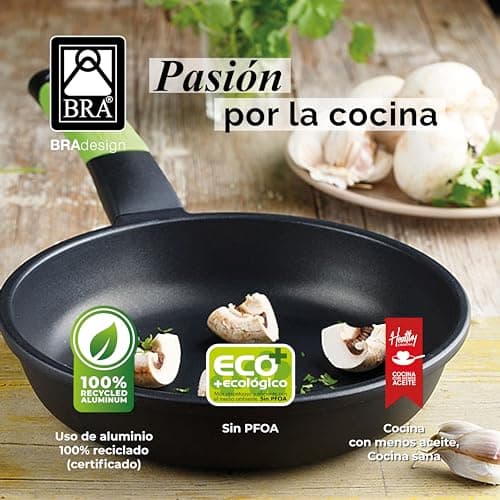 Thumbnail 5 de BRA Prior Set 3 sartenes 20–24–28 cm, aluminio fundido