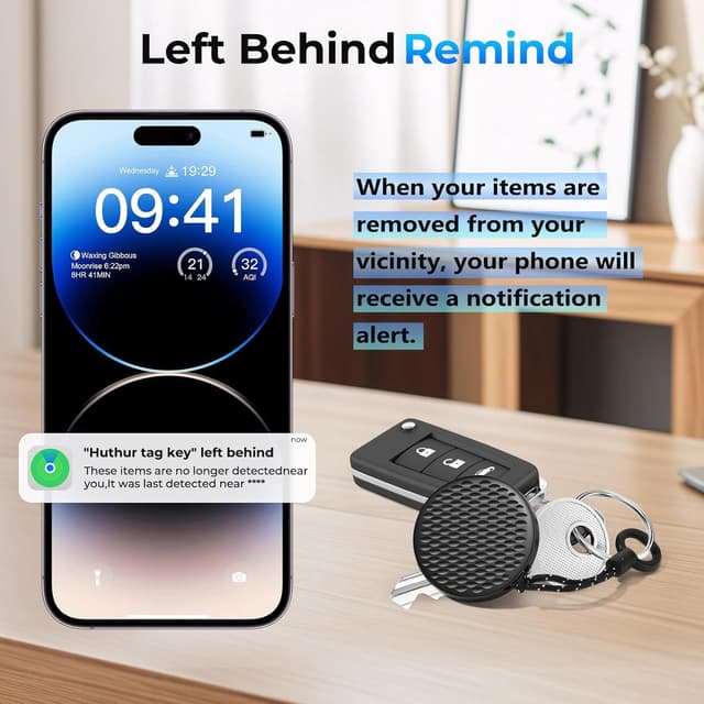 Thumbnail 4 de Air Tracker Tags 4-Pack Bluetooth Tracker for Apple Find My