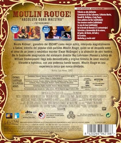 Detalle de Divisa HV Moulin Rouge Blu‑Ray